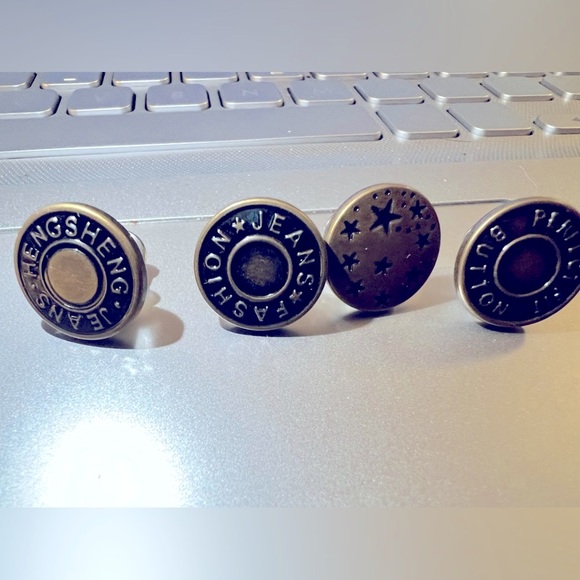 13 various jean denim buttons - Picture 8 of 11